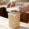 Pote BNBSselado Pote de Arroz Recipiente de Armazenamento de Grau Alimentício Cozinha Temperos Grãos Secos Caixa de Cereal