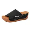 Nueva colección de verano: Sandalias de cuña estilo europeo y americano, sandalias de playa de punta abierta a la moda, ligeras y cómodas para uso en exteriores, sandalias para mujer, disponibles en stock