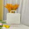 Caja de Regalo para Dama de Honor, Pequeños Regalos de Boda, Cesta de Mano de Mimbre para Boda, Set de Caja de Regalo de Té de Boda de Alta Gama, Dulces de Boda
