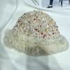 Nicho Vintage Conejo Felpa Sombrero de Pescador Tejido para Mujer Otoño e Invierno Cara Pequeña Dulce Lana Gruesa Sombrero de Cubeta Cálido Protección para las Orejas