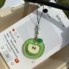 Colgante Grande de Manzana de Gelatina Celebridad de Internet Personalidad Pequeño Artículo Divertido Puesto Colgante Adorno Colgante de Bolsa Regalo para Mejor Amigo