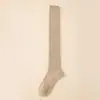 Calcetines por encima de la rodilla para mujer, estilo japonés JK Otoño e Invierno, calcetines altos, calcetines largos de invierno, calcetines largos cálidos de rizo engrosado, calcetines de mujer de moda al por mayor