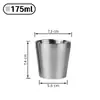 Taza de Agua de Acero Inoxidable 304, Vaso Hueco de Doble Pared para Cerveza, Taza para Bebidas Frías y Té, Vaso para Bebidas y Catering, Logo Personalizable, Antiescaldante
