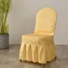 Novas capas de cadeira de hotel espessadas, capas de cadeira de jantar para casa, capas de cadeira curvas, capas de banqueta universais e especializadas