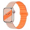 Modelo Popular Adecuado para Iwatch10 Correa de Silicona para Reloj, Correa de Silicona de Dos Tonos con Hebilla Inversa Magnética para Apple Watch