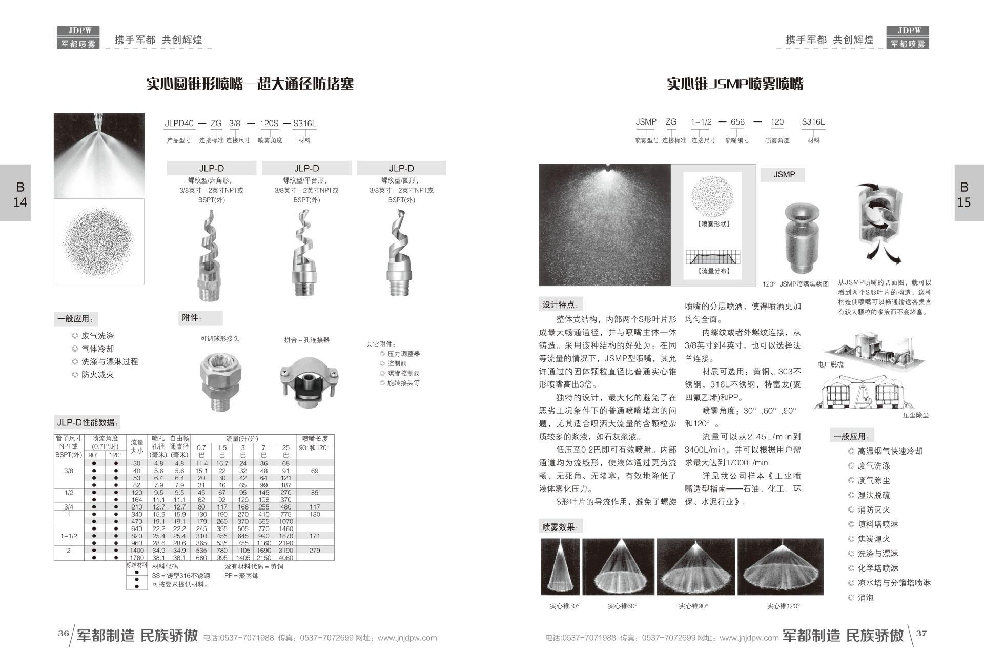 实心圆锥形-超大通径防堵塞说明