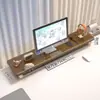 Suporte de altura ajustável para computador, suporte elevatório para tela de monitor, suporte de pescoço de ganso, base de extensão para mesa de estação de trabalho de escritório