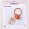 Llavero Colgante de Cuentas Transparente Brillante Colorido Pez Pequeño Campana Llavero Fresco Dibujos Animados Pequeño Accesorio En Stock Envío Directo