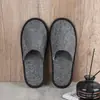 Pantuflas Desechables de Lino para Hoteles, Casas de Huéspedes y Alojamientos Familiares, Pantuflas Engrosadas de Algodón y Lino para Uso Doméstico, Productos Desechables al por Mayor