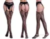 Meias-calça de Suspensório para Plus Size Comércio Exterior Transfronteiriço Sexy Jacquard Vazado Calças Rede de Pescar Europeias e Americanas Sedução Transfronteiriça Meias-calça de Suspensório Sexy