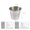 Taza de Salsa de Acero Inoxidable, Plato de Salsa para Restaurante de Barbacoa Coreana, Plato de Salsa para Hot Pot, Plato de Salsa para Comida Occidental, Plato para Salsa para Untar, Tazón Pequeño Personalización