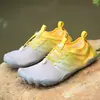 Sapatos de rastreamento para atividades ao ar livre transfronteiriços Sapatos de vadear com cinco dedos Sapatos de mergulho para homens e mulheres Sapatos de praia para natação Ciclismo Montanhismo Tênis de fitness