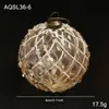 Nueva Bola de Navidad de 8 cm en Color Champaña con Purpurina y Polvo Dorado, Adorno Decorativo Vintage para Colgar en el Árbol de Navidad