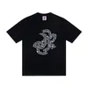 Nueva Camiseta Unisex de Manga Corta con Cuello Redondo, Lavada y Desgastada, Estilo Retro Americano, Alta Calidad, Casual, de Marca Tendencia, Colección Primavera/Verano 2026