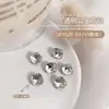 K9 net vermelho unha broca super flash branco pontiagudo fundo de cristal amor gordura decoração de unhas grande broca em forma de atacado
