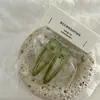 2 Paquetes de Pinzas de Pato Transparentes de Acrílico Frescas, Pinzas Laterales, Pinzas para Flequillo, Juveniles, Dulces y Versátiles Accesorios Coreanos para el Cabello