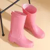 Botas de Lluvia de Media Pantorrilla de Moda para Adultos, Botas de Lluvia para Mujer, Nuevas Resistentes al Desgaste, Impermeables, de Terciopelo, Antideslizantes, Zapatos de Agua, Zapatos de Goma para Cocina