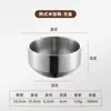 Estilo Coreano Acero Inoxidable 304 Bol para Arroz Doble Capa Anti-quemaduras Bol para Sopa Bol para Comer Niños Cocina Dorada Comercial Bol para Kimchi