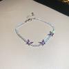 Pulsera Geométrica Redonda de Flor de Zirconia Transfronteriza Europea y Americana Estilo Retro de Moda Pulsera Joyería de Lujo Ligero Al por Mayor