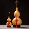 Colgante de Calabaza Natural para Decoración del Hogar, Adorno Feng Shui, Calabaza Real para Decoración de Coche o Sala de Estar