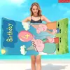 Toalla de Playa Serie Cerdo Peppa Linda Transfronteriza Microfibra Toalla de Baño Estampada Toalla para Fiesta en la Playa al Aire Libre de Verano