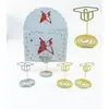 Portanotas con Forma de Gorro de Doctor Estilo Nuevo, Portatarjetas Mini de Gama Alta, Soporte para Colocar Tarjetas, Portatarjetas Pequeño de Escritorio, Portanúmeros de Escritorio Lindo