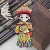Ímãs de Geladeira de Madeira com Personagens de Tendência Nacional em Estoque, Lembranças Turísticas Criativas Apresentando 56 Grupos Étnicos, Designs de Imperador e Imperatriz, Venda por Atacado a Partir de Uma Peça