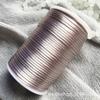 Fio de nó chinês corda vermelha atacado 100 metros linha vermelha corda de mão material de corda de fio trançado DIY 5 fios Coreia do Sul fio