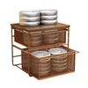 Estante de almacenamiento para lavadora, de carga frontal o de carga superior, para gabinetes de baño, encima del inodoro, para uso doméstico, balcón y almacenamiento de secadora