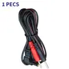 Cable de electrodo para dispositivo de terapia de meridianos en forma de codo dedicado transfronterizo para electroestimulación DC2.5 con pasador de seguridad de 2.35 Almohadilla de electrodo de masaje