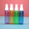 Frasco Spray Colorido de 60ml para Cuidado de Óculos Líquido de Limpeza Frasco Spray de Loção de Plástico Pet Recarregável Perfume Frasco Spray Pequeno