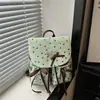 Bolso mini moderno y lindo para niñas, nueva colección primavera 2026, mochila de estilo dulce con lazo y cuadros