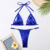 Bikini Láser Dividido Modelo Nuevo 2025 para Mujer, Bikini Ajustado de Secado Rápido para los Mercados de Amazon, Europeo y Americano