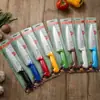 Cuchillo de Cocina de Acero Inoxidable para Cortar Carne, Cuchillo Pequeño Multicolor, Cuchillo Multiusos para Frutas y Verduras, Venta al por Mayor del Fabricante Asakh-No.417