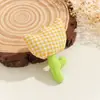 Acessórios de Flor de Tecido Artesanal DIY Acessórios de Algodão Preenchido Estéreo Xadrez Acessórios para Cabelo Acessórios para Roupas Grades Finas Tulipas