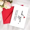 Selección de Colección de Tarjetas de Agradecimiento, Juego de Tarjeta de Felicitación con Sobre, Mensajes Escritos a Mano, Bendiciones, Tarjetas Plegables con Texto