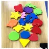 Brinquedos de espuma EVA estampada de animais marinhos pequenos crianças banho banheira adesivos brinquedos flutuantes