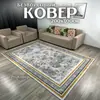 Alfombra para sala de estar estilo nórdico, resistente a la suciedad, resistente al desgaste, alfombra de terciopelo de cristal, área grande de cobertura total, alfombra para sofá y mesa de centro del hogar