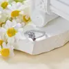 Anillo Rotatorio Nuevo Creativo de Flor de Loto Transfronterizo Anillo de Flor Dulce Femenino Anillo de Dedo Índice de Diamante Fresco para Estudiante Joyería