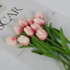 Tulipán Flor Artificial Decoración del Hogar Sensación de PU Arreglo Floral de Gama Alta Accesorios para Fotos Fabricante de Flores Artificiales Venta al por Mayor Transfronteriza