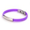 Pulseira de venda quente transfronteiriça pulseira de aço titânio pulseira esportiva pulseira de aço inoxidável de silicone pode ser definida seleção de acessórios de logotipo