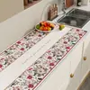 Tapete Drenante para Bancada de Cozinha Tapete Absorvente de Terra de Diatomáceas Jogo Americano para Louça Tigela Prato Tapete Barreira de Água para Bancada de Fogão Pia