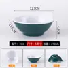 Restaurante de Panela Quente de Melamina Tigela para Molho de Mergulho Tigela para Condimentos Tigela Pequena Comercial Imitação de Porcelana Tigela Pequena para Sopa Arroz Plástico Criativo com Alça Tigela de Alça Única