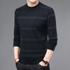 Camisetas Casuales Ropa Básica Camisetas Rayadas Ropa de Hombre Otoño Nuevo Hombre Nuevo Cuello Redondo Tejidos 2312