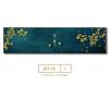 Pintura decorativa de cabecera de estilo chino nuevo, pintura creativa para habitación modelo de hotel, hoja de ginkgo rojo amarillo, golondrina, pintura de pared para sala de estar de estilo japonés
