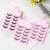 009 Cinco Pares de Cílios Postiços Imp Cacho Único Cílios de Desenho Cabelo de Fada Maquiagem Natural Naked Cílios Diários