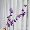 Nuevo Modelo de Hierba de Llama Realista de 2 Ramas para Salones de Bodas, Flores Artificiales Altas para Arreglos de Boda, Decoraciones de Pasillos de Hotel, Flores de Seda