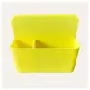Fábrica de Origen 12x4x10cm Caja de Almacenamiento Magnética de Plástico Pizarra Magnética Caja de Almacenamiento Multifuncional Se Puede Añadir Logotipo