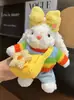 Peluche de Conejo de Orejas Caídas Llavero Colgante Muñeca Pareja de Conejos Decoración de Mochila Regalo de Cumpleaños Máquina de Garra