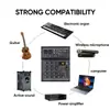 Bluetooth Transfronteiriço Pequeno Mixer de 2 Canais 4 Canais Profissional Performance de Palco Karaoke Entretenimento Reverb USB Mini Mixer